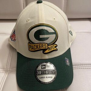 New Era 39Thirty Green Bay Packers Hat Brand New Size Large